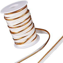 Шоколадный 20м полиэстеровых лент, украшение занавеса, аксессуары для костюма, с пластиковыми катушками для ниток, цвет шоколада, 1/2 дюйм (12~13 мм), около 21.88 ярдов (20 м) / рулон