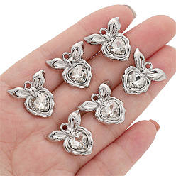 Сердце Платинового сплава смолы подвески, для ювелирных украшений своими руками, сердце, 19x19 мм