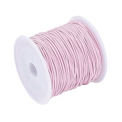 Pink Elastic Cord, Pink, 1mm, about 22.96 yards(21m)/roll