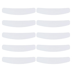 Белый Пластиковый воротник с язычком для рубашки духовенства, белый воротник священника, подкладка воротника остается, белые, 32x161x0.8 мм