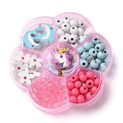 Mixed Shapes Тема детского дня, набор украшений из кленового дерева, наборы для изготовления своими руками, разнообразные, 16.5~22x16.5~20.5x5~6 мм, отверстие : 2 мм