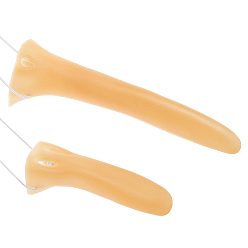 Персиковый Слойка 4 шт. 2 стили реквизит для розыгрышей на Хэллоуин из ПВХ с длинным носом, розовые, 105~165x55x20~22 мм, 2 шт / стиль