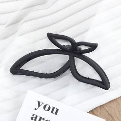 Черный Пластиковые зажимы когтя волос, бабочка, чёрные, 106x47x40 мм