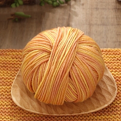 Коралловый Шерстяная пряжа, для ручного вязания толстой нити, пряжа для вязания крючком, коралл, 0.3 мм, 120м/моток