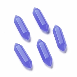 Mauve Glasperlen, kein Loch, Kugel, mauve, 22~23x6x6 mm