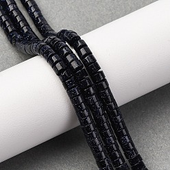 Синий Драгоценный Камень Синтетический синий авантюрин бисер нитей, диск, Heishi бусы, 4.5x2.5 мм, отверстие : 0.9 мм, около 149~153 шт / нитка, 14.84'' (37.7 см) ~ 14.96'' (38 см)