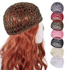 Седло Коричневый 1Тканевая африканская шапка куфей для женщин, седло коричневый, 155x173x8 мм