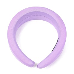 Сливовый Толстые ленты для волос из полиэфирной губки, для женщин ободок аксессуары для волос, слива, 15~40 мм, внутренний диаметр: 145x120 мм