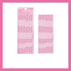 Ярко-Розовый Имитация перламутровых пузырьковых лазерных наклеек, самослипание, для чемодана, скейтборде, холодильник, шлем, оболочка мобильного телефона, ярко-розовый, 160x62 мм