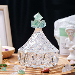 Флюорит Чаша для зарядки из натурального флюорита для очищения, перезарядка кристаллов и драгоценных камней рейки, для контейнера для хранения ювелирных изделий, 80x98 мм