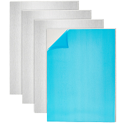 Silver Aluminum Sheet, For Laser Cutting, Rectangle, Silver, 18x13x0.3cm