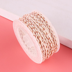 Сэнди Коричневый Нити хлопчатобумажные, макраме шнур, декоративные нитки, для поделок ремесел, упаковка подарков и изготовление ювелирных изделий, песчаный коричневый, 1.8 мм, около 21.87 ярдов (20 м) / рулон