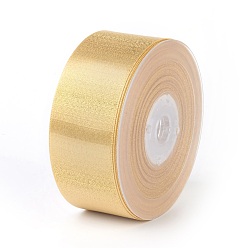 Светло-хаки Двухсторонние полиэфирные атласные ленты, светлый хаки, 1-1/2 дюйм (38 мм), о 100yards / рулон (91.44 м / рулон)