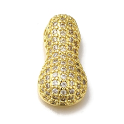 Letter I Латунь с кубическим цирконием подвеской, без кадмия, без никеля и без свинца, Буква "i", Буква "i", 22x11.5x7 мм, отверстие : 4 мм