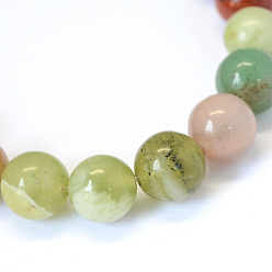 Mixed Stone Natural Mixed Stone Round Bead Strands, 6~6.5mm, Hole: 1mm, about 63pcs/strand, 15.5 inch