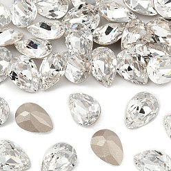 00030 Crystal Фантазийные кристаллы preciosa® maxima, чешский хрусталь, 435 16 301 груша в стиле барокко, срыв твердой мозговой оболочки, 00030 кристалл, 14x10 мм