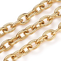 Настоящее золото 18K 3.28 ионное покрытие ножек (IP) 304 цепи из нержавеющей стали, пайки, золотые, 8x6x1.5 мм