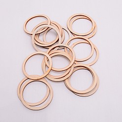 Античный Белый Незаконченные деревянные связующие кольца, вырезанные лазером деревянные формы, для поделок и ювелирных изделий, старинный белый, 60x2.5 мм, внутренний диаметр: 50 мм