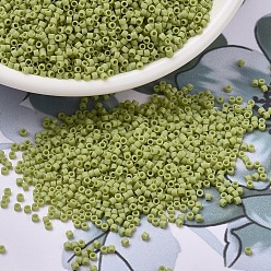 (DB2290) Матовый Непрозрачный Глазированный Весенне-зеленый Бусины miyuki delica, цилиндр, японский бисер, 11/0, (дБ 2290) матовая матовая глазурованная весна зелёная, 1.3x1.6 мм, отверстия: 0.8 мм, около 10000 шт / мешок, 50 г / мешок