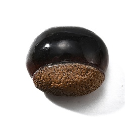 Food Симпатичный мини-мультяшный фруктовый сериал непрозрачная смола декоден кабошоны, китайский каштан, 20x24x13.5 мм