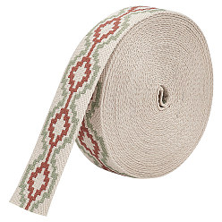 Cross 10 ярдов полипропиленовой ленты, жаккардовая геометрическая лента, плоский, крестик, 1-1/2 дюйм (38 мм)