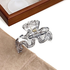 Черный Модные пластиковые заколки-коготь, чёрные, 91x55 мм