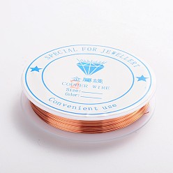 Raw Copper Jewelry Wire, Nickel Free, Raw, 26 Gauge, 0.4mm, about 13m/roll