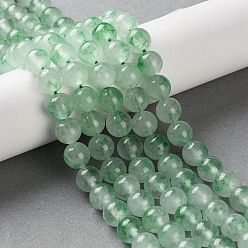 Темный Морско-зеленый Натуральный Malaysia нефритовые бусы пряди, окрашенные, круглые, темно-зеленый, 8 мм, отверстие : 1.2 мм, около 48 шт / нитка, 15.16'' (38.5 см)