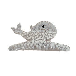 Гейнсборо Заколки для волос в форме когтей из ацетата целлюлозы, аксессуары для волос для женщин и девочек, кит, светло-серые, 119x45 мм