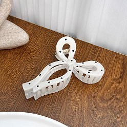 Bowknot Пластиковые зажимы когтя волос, бантом, 109x61x46 мм