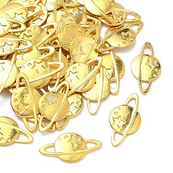 Planet Кабошоны из сплава на космическую тематику, золотые, планета, 10.5x20.5x1.5 мм