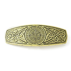 Tree of Life Заколки для волос из сплава, для женщин девушки, античное золото , слово, 83.5x28.5x12.5 мм