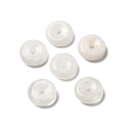 White Moonstone Подвески-пончики/диски из натурального белого лунного камня, 13x4.5 мм, отверстие : 2 мм
