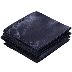 Полуночно-синий Аксессуары для полотенец из полиэстера, для мужского делового костюма, предварительно сложенный носовой платок, темно-синий, 220x220x1.5 мм