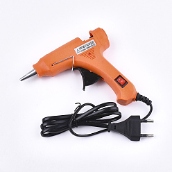 Оранжевый Ювелирные инструменты , горячего расплава клея пушка, напряжение: 110-240 V, мощность: 20 Вт, оранжевые, 109x127x22 мм, подходит для пластиковых палочек 8 мм