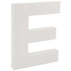 Letter E Деревянные буквы орнаменты, для diy craft, домашнего декора, letter.e, е: 150x120x15 мм