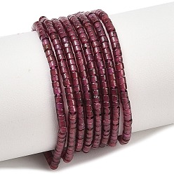 Гранат Гранат природный бисер нитей, диск, Heishi бусы, 1.5~2x1~1.5 мм, отверстие : 0.5 мм, около 334 шт / нитка, 15.55'' (39.5 см)