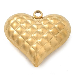 Настоящее золото 18K 304 подвески из нержавеющей стали, шарма сердца, реальный 18 k позолоченный, 28x30x10 мм, отверстие : 3 мм