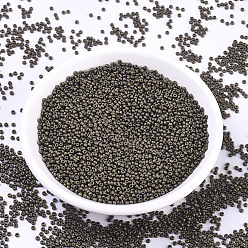 (RR2006) Matte Metallic Dark Bronze MIYUKI Round Rocailles Beads, Japanese Seed Beads, 11/0, (RR2006) Matte Metallic Dark Bronze, 2x1.3mm, Hole: 0.8mm, about 50000pcs/pound