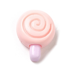 Candy Непрозрачные кабошоны из смолы, для изготовления ювелирных изделий, конфеты, 12.5x9.5x6 мм