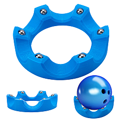 Синий Pla bowling rotating ball cup, Подставка для боулинга с подшипником, синие, 145x30 мм