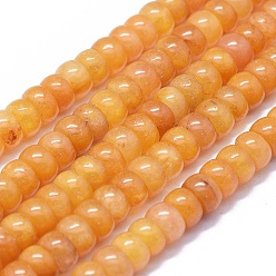 Red Aventurine Natural Red Aventurine Beads Strands, Rondelle, 8x5mm, Hole: 1mm, about 78pcs/strand, 15.7 inch(40cm)
