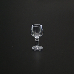 Прозрачный Мини пластиковый стаканчик, аксессуары для кукольного домика с микро-ландшафтом, притворяясь опорными украшениями, прозрачные, 10x20 мм, 10 шт / комплект