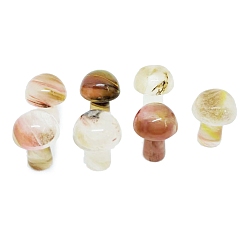 Дымчатый Кварц Фигурки целебных грибов из натурального дымчатого кварца, Украшения из камня с энергией Рейки, 22 мм