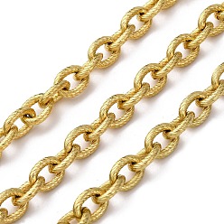 Золотой 304 сетка из текстурированной нержавеющей стали, ионное покрытие (ip), несварные, овальные, с катушкой, золотые, 10.5x7.5x2 мм