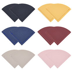 (52) Непрозрачная лаванда 12 шт. 6 цвета закладки для книг из искусственной кожи, защитные уголки для книг, для любителей книг, писателей, читателей, разноцветные, 45x45x3 мм, 2 шт / цвет