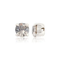 00030 279 Velvet Preciosa® maxima crystal в пришивной чашке, чешский хрусталь, с настройками латуни, 719 35 021 шатон (круглый), серебряные, 00030 279 бархат, ss 16 (3.8~4 мм)