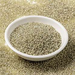 (RR2358) Silverlined Light Honey Opal MIYUKI Round Rocailles Beads, Japanese Seed Beads, 15/0, (RR2358) Silverlined Light Honey Opal, 1.5mm, Hole: 0.7mm, about 250000pcs/pound
