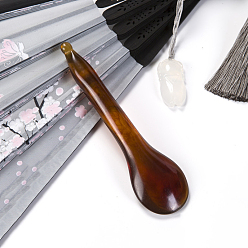 Седло Коричневый Акупунктурные ручки из смолы, инструменты для массажа триггерных точек для рельефа лица и тела, седло коричневый, 120x40 мм