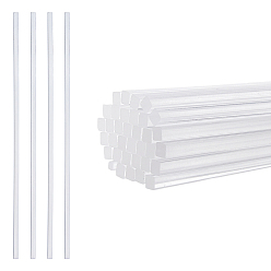Clear Transparent Acrylic Square Stick, Clear, 250x5x5mm